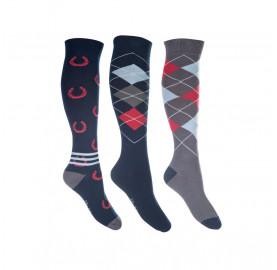 CHAUSSETTES CARDIFF LOT DE 3