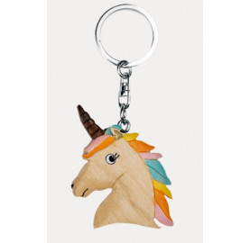 PORTE CLES TETE DE LICORNE