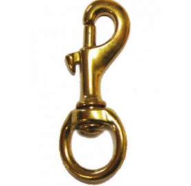MOUSQUETON TIRETTE LAITON